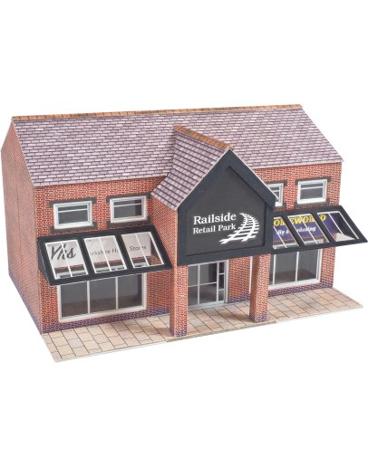 Metcalfe N Scale Card Building Kit Pn Modern Retail Unit